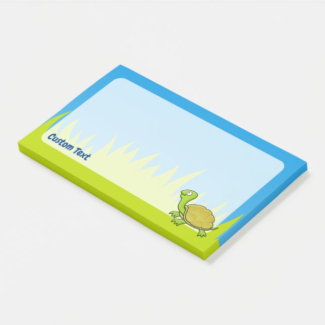 Cartoon Turtle Post-it Notes (Angled)
