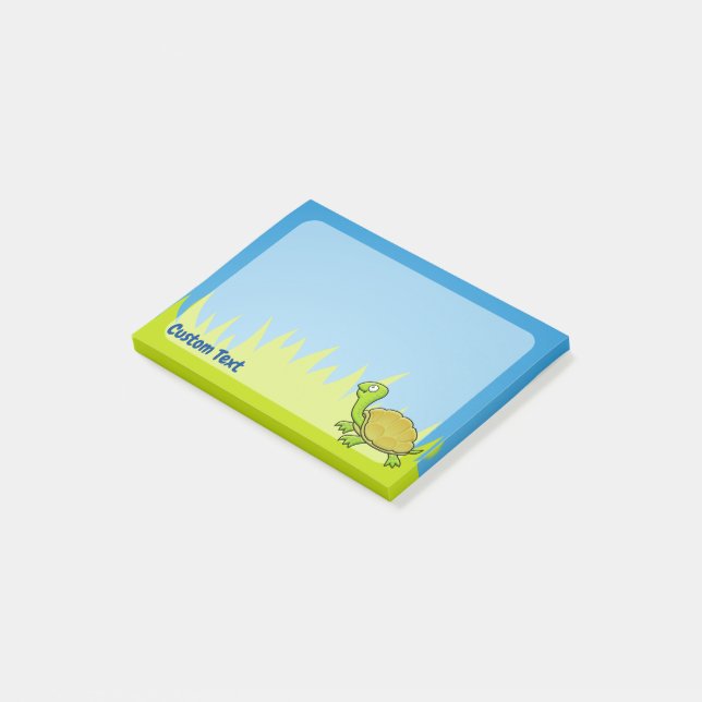 Cartoon Turtle Post-it Notes (Angled)