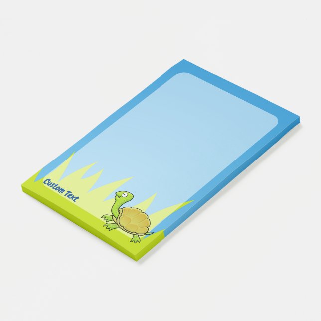 Cartoon Turtle Post-it Notes (Angled)