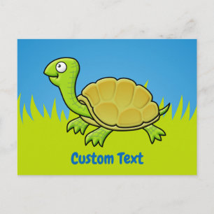 Cartoon Turtle Postcard