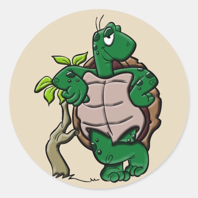 cartoon turtle stickers (Front)