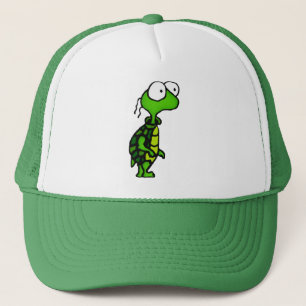 Cartoon Turtle Trucker Hat