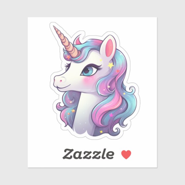 Cartoon unicorn illustration (Sheet)