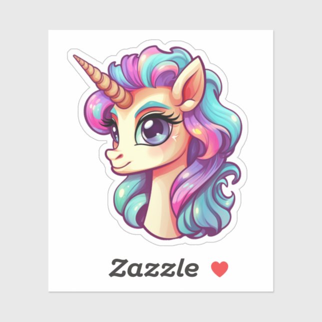 Cartoon unicorn illustration (Sheet)