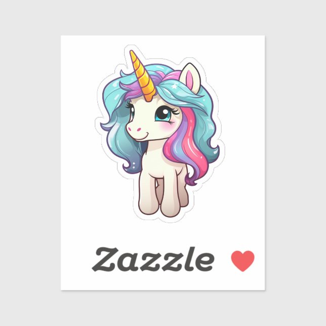 Cartoon unicorn illustration (Sheet)