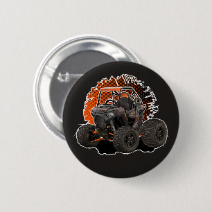 Cartoon UTV off-road vehicle 6 Cm Round Badge