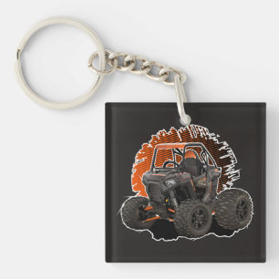 Cartoon UTV off-road vehicle Key Ring