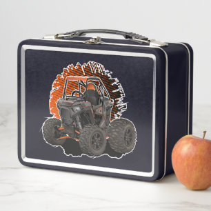 Cartoon UTV off-road vehicle Metal Lunch Box