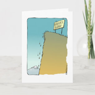 Cartoon Valentine from a secret admirer Holiday Card