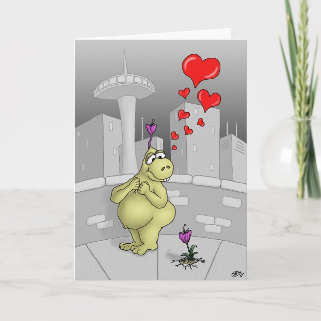 Cartoon Valentines Cards True Love 2 (Front)