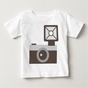 Cartoon Vintage Camera Baby T-Shirt
