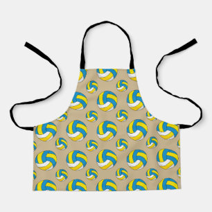 Cartoon Volleyball Ball Apron