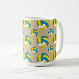 Cartoon Volleyball Ball Coffee Mug