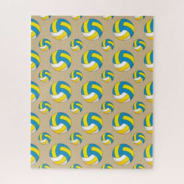 Cartoon Volleyball Ball Jigsaw Puzzle (Vertical)