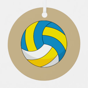 Cartoon Volleyball Ball Metal Tree Decoration