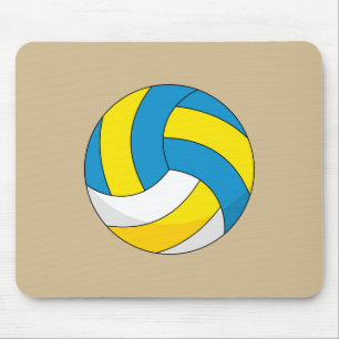 Cartoon Volleyball Ball Mouse Mat