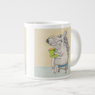 Cartoon Warthog mug. Large Coffee Mug
