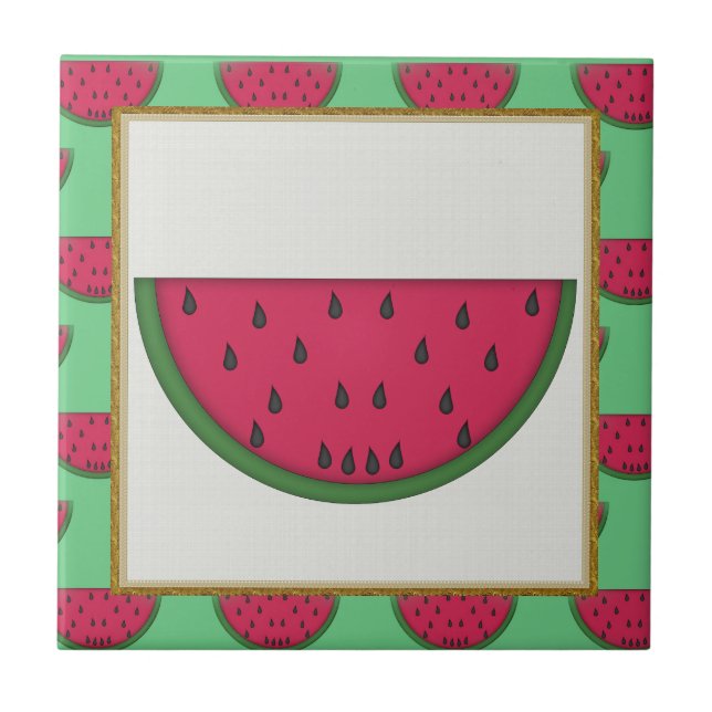 Cartoon Watermelon tile (Front)