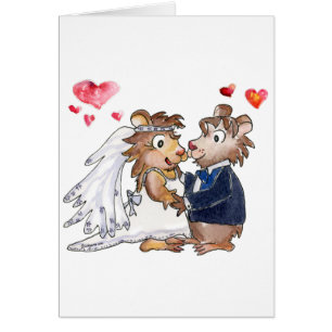 Cartoon Wedding Couple