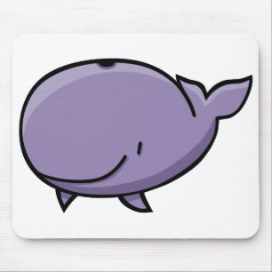 Cartoon Whale Mouse Mat