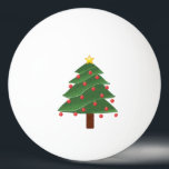 Cartoon Winter Christmas Tree with Ornaments  Ping Pong Ball<br><div class="desc">A time honoured family tradition, one of the best parts of holidays is chopping down the perfect fir tree to decorate the living room for Christmas. Evergreens, which stay green throughout the year, have a long history of use as symbols of eternal life and resilience during winter months. When Queen...</div>