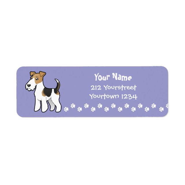 Cartoon Wire Fox Terrier (Front)
