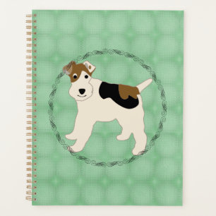 Cartoon Wire Fox Terrier Planner