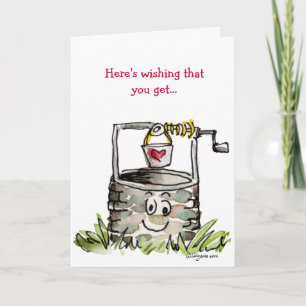 Cartoon Wishing Get Well Card