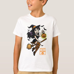 Cartoon Witch – Approved by Halloween T-Shirt