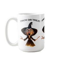 Cartoon Witch "Trick or Treat"