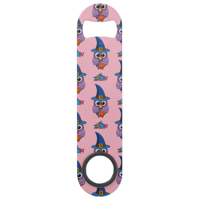 Cartoon Wizard Owl Pattern (Front)