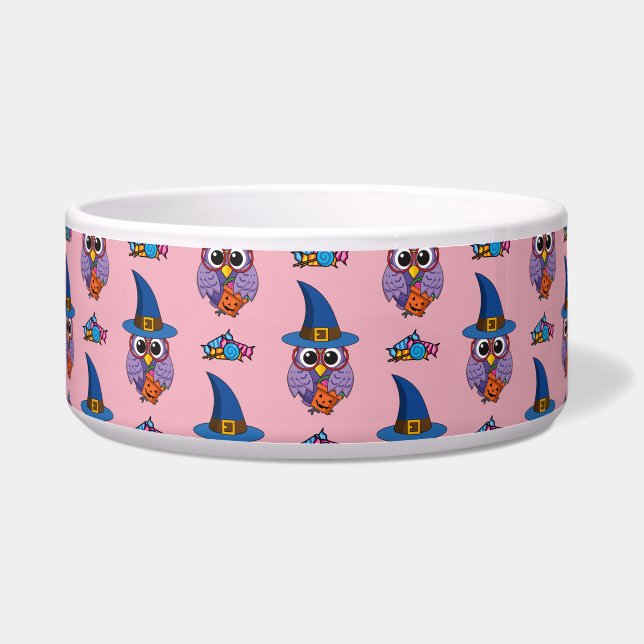 Cartoon Wizard Owl Pattern (Front)