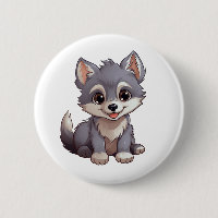 Cartoon wolf illustration