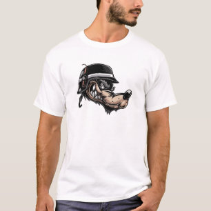 Cartoon Wolf T-Shirt