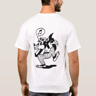 Cartoon Wolf Whistling T-Shirt