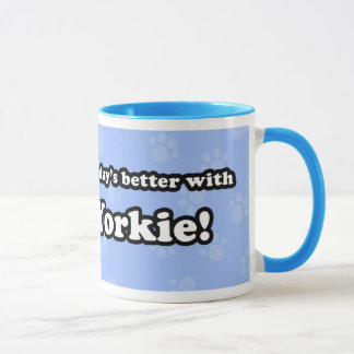 Cartoon Yorkie Mug