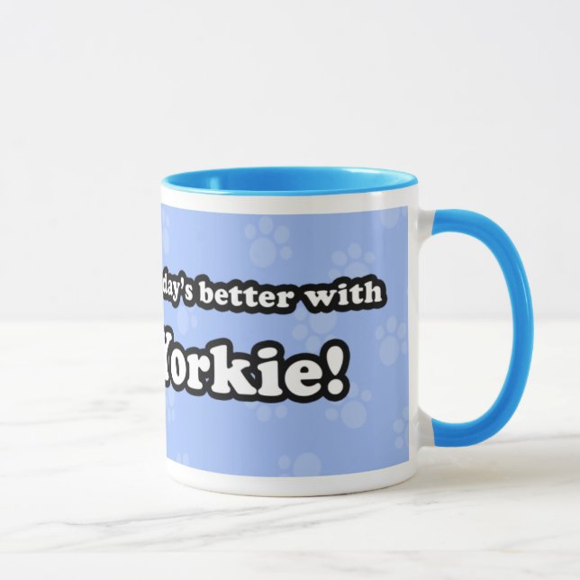 Cartoon Yorkie Mug (Right)