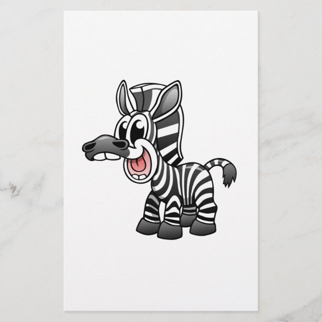 Cartoon Zebra (Front)