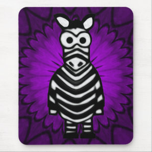 Cartoon Zebra Mouse Mat