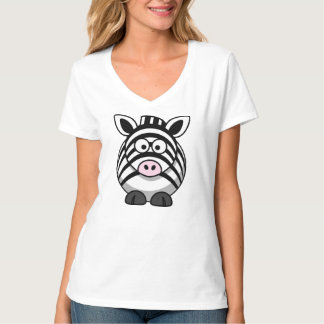 Cartoon Zebra T-Shirt
