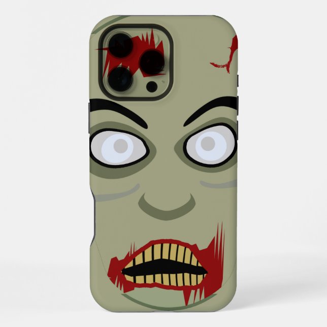 Cartoon Zombie iPhone Case (Back)