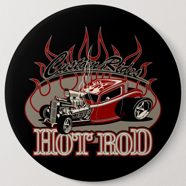 cartooncar25 6 cm round badge (Front)
