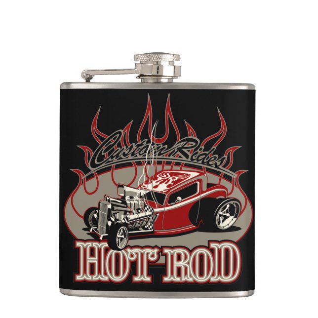 cartooncar25 hip flask (Front)