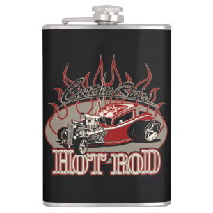 cartooncar25 hip flask