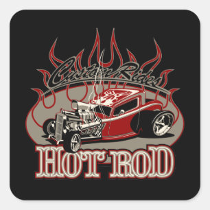 cartooncar25 square sticker