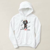 cartoonish figure wearing a hoodie