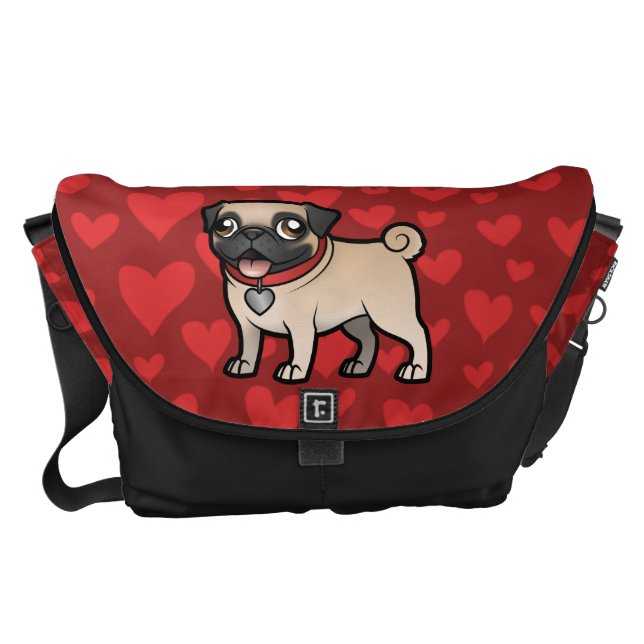 Cartoonize My Pet Courier Bag (Front)