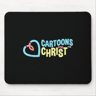 Cartoons For Christ - Christian, Faith, Jesus, Rel Mouse Mat
