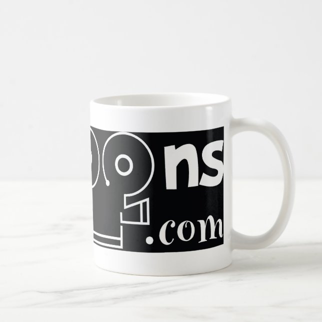 Cartoons in clay logo coffee mug (Right)