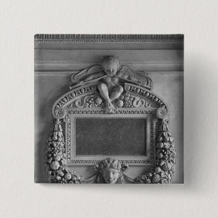 Cartouche from the Caryatids' Tribune 15 Cm Square Badge